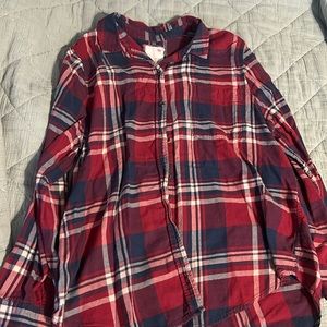 Women’s flannel top